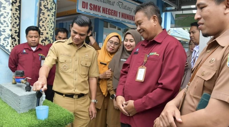 Setelah 20 Tahun Menanti, Air Bersih PDAM Akhirnya Mengalir di SMKN 1 Nunukan
